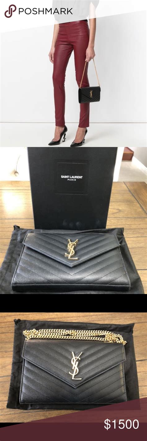 ysl wallet used.